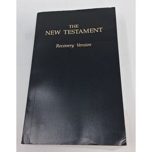 The New Testament Recovery Version LSM Black Flexible Cover Study Bible 1991